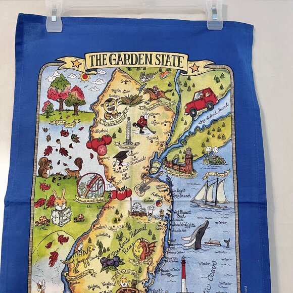 Kay Dee Designs New Jersey Tea Towel, NJ Garden State Tea Towel Decorative Linen - Picture 5 of 10